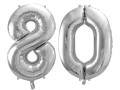 BALONY 80 SREBRNE 34'' 2szt