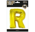 BALON LITERA R ZŁOTY 34'' 86cm