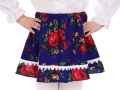 SPÓDNICZKA LUDOWA NIEBIESKA 30cm