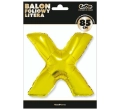 BALON LITERA X ZŁOTY 34'' 86cm