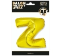 BALON LITERA Z ZŁOTY 34'' 86cm
