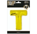 BALON LITERA T ZŁOTY 34'' 86cm