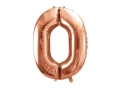 BALONY 60 ZŁOTO-RÓŻ 34'' 2szt
