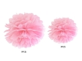 POMPON BIBUŁOWY J.RÓŻ 25cm 1szt