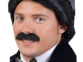 WĄSY SZEROKIE CZARNE