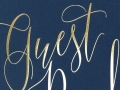 KSIĘGA GOŚCI GUEST BOOK GRANAT 22krt