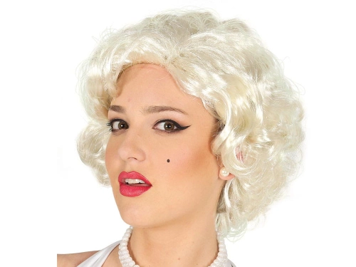 PERUKA KRÓTKA FALOWANA BLOND