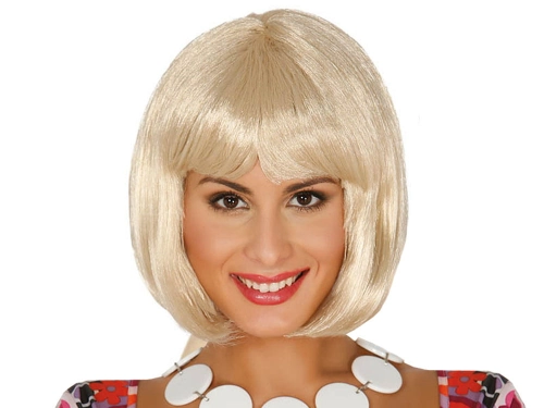 PERUKA GRZYWKA KRÓTKA BLOND