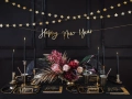 SERWETKI HAPPY NEW YEAR CZARNE 20szt