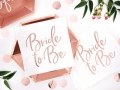 SERWETKI BRIDE TO BE BIAŁE 20szt