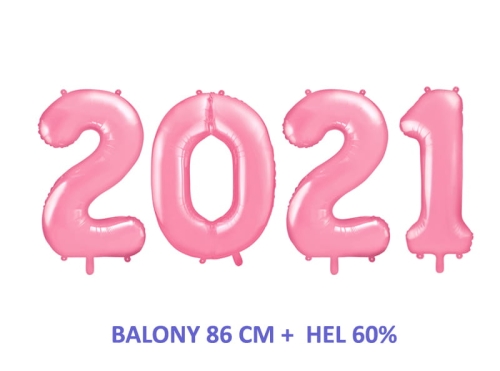 BALONY 2021 J.RÓŻ 34'' 86cm + HEL 60%