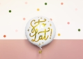 BALON STO LAT BIAŁY 14'' 35cm