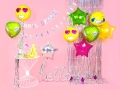 KURTYNA PARTY HOLOGRAFICZNA 90x250cm