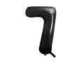 BALON CYFRA 7 CZARNY 34'' 86cm