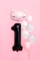 BALON CYFRA 1 CZARNY 34'' 86cm