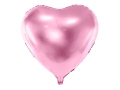 BALON SERCE J.RÓŻ 18'' 45cm