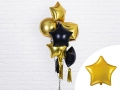 BALON GWIAZDKA ZŁOTY 19'' 48cm