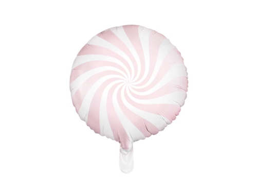 BALON PARTY DECO LIZAK OKRĄGŁY BIAŁO-RÓŻOWY 14'' 35cm