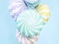 BALON CUKIEREK BIAŁO-MIĘTOWY 14'' 35cm