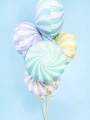 BALON CUKIEREK BIAŁO-MIĘTOWY 14'' 35cm