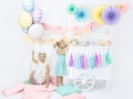 BALON CUKIEREK BIAŁO-FIOLETOWY 14'' 35cm
