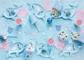 GIRLANDA NARWAL NIEBIESKA 1m