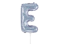 BALON LITERA E HOLO SREBRNY 14'' 35cm