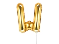 BALON LITERA W ZŁOTY 14'' 35cm