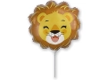 BALON LEW BRĄZOWY 14'' 36cm + PATYK
