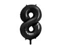 BALONY 18 CZARNE 34'' 2szt