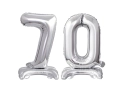 BALONY 70 SREBRNE 15'' 38cm 2szt