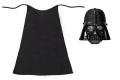 ZESTAW DARTH VADER STAR WARS CZARNY PELERYNA 90cm 2el