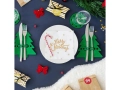 SERWETKI MERRY CHRISTMAS ŚNIEŻYNKI BIAŁE 10szt