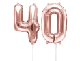 BALONY 40 RÓŻOWE ZŁOTO 14'' 35cm 2szt