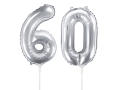 BALONY 60 SREBRNE 14'' 35cm 2szt