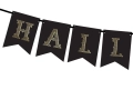 BANER HALLOWEEN CZARNY 1,75m