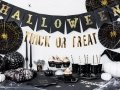 BANER HALLOWEEN CZARNY 1,75m