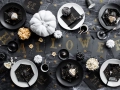 BANER HALLOWEEN CZARNY 1,75m