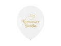 BALON BIAŁY KOMUNIA ŚWIĘTA GOŁĄBEK 30cm 1szt