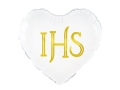 BALON SERCE IHS BIAŁY 18'' 45cm