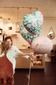 BALON SERCE W KWIATY ZIELONY 18'' 45cm