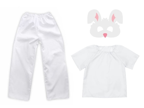 ZESTAW KRÓLICZEK BIAŁY 134-140 3el