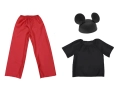 ZESTAW MYSZKA MICKEY CZARNO-CZERWONY 98-110 3el