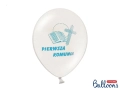 BALONY LATEKSOWE BIAŁE I KOMUNIA ŚW. NIEBIESKIE 27 cm 50 szt.