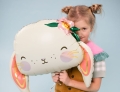 BALON KRÓLIK GŁOWA BIAŁY 26'' 65cm