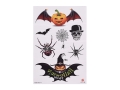 TATUAŻE ZMYWALNE HALLOWEEN DYNIE PAJĄKI MIX 7szt