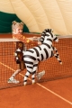 BALON ZEBRA BIAŁO-CZARNY 45'' 115cm
