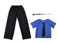 ZESTAW RAVENCLAW NIEBIESKO-CZARNY 116-128 4el