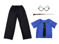 ZESTAW RAVENCLAW NIEBIESKO-CZARNY 134-140 5el