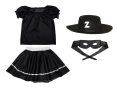 ZESTAW ZORRO CZARNY 98-110 4el